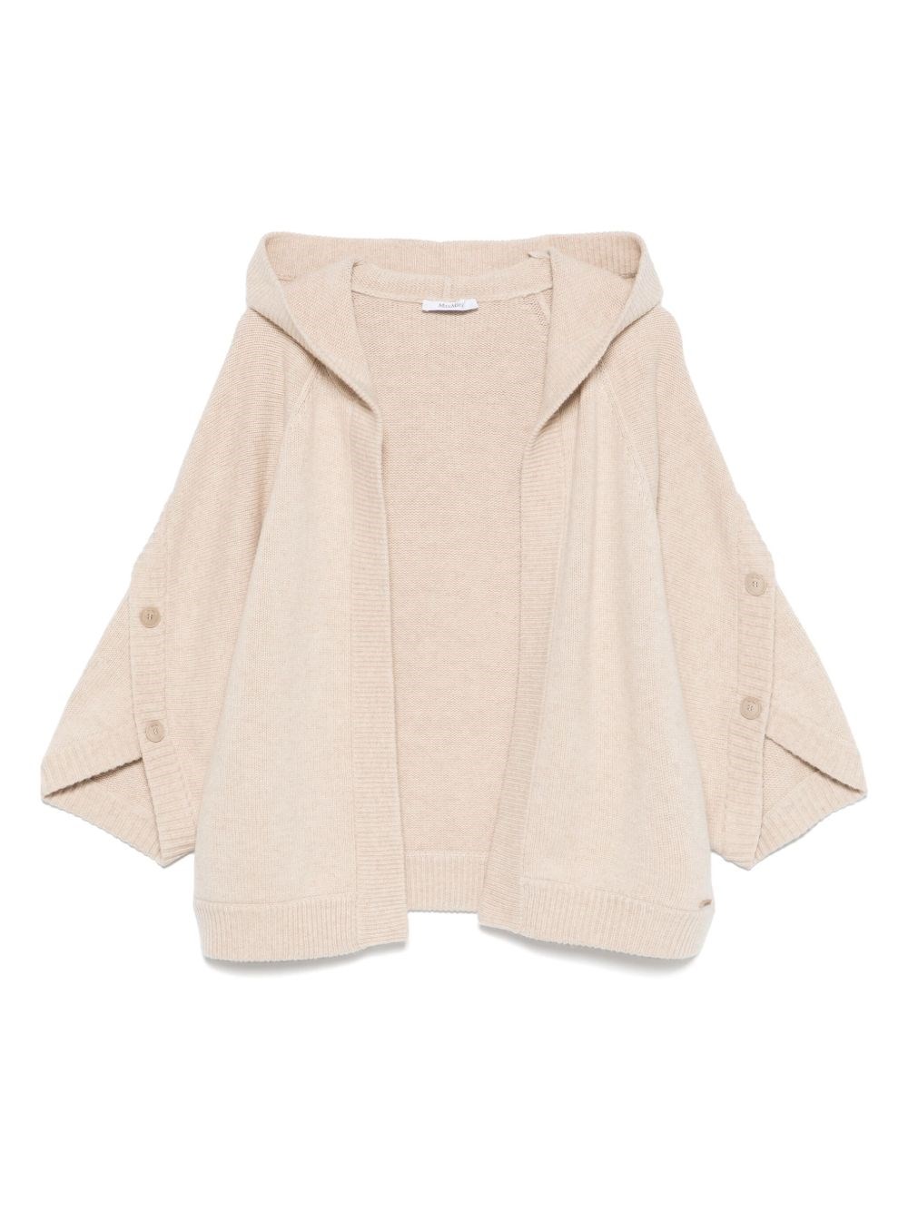 Max Mara Wool Cardigan In Sand