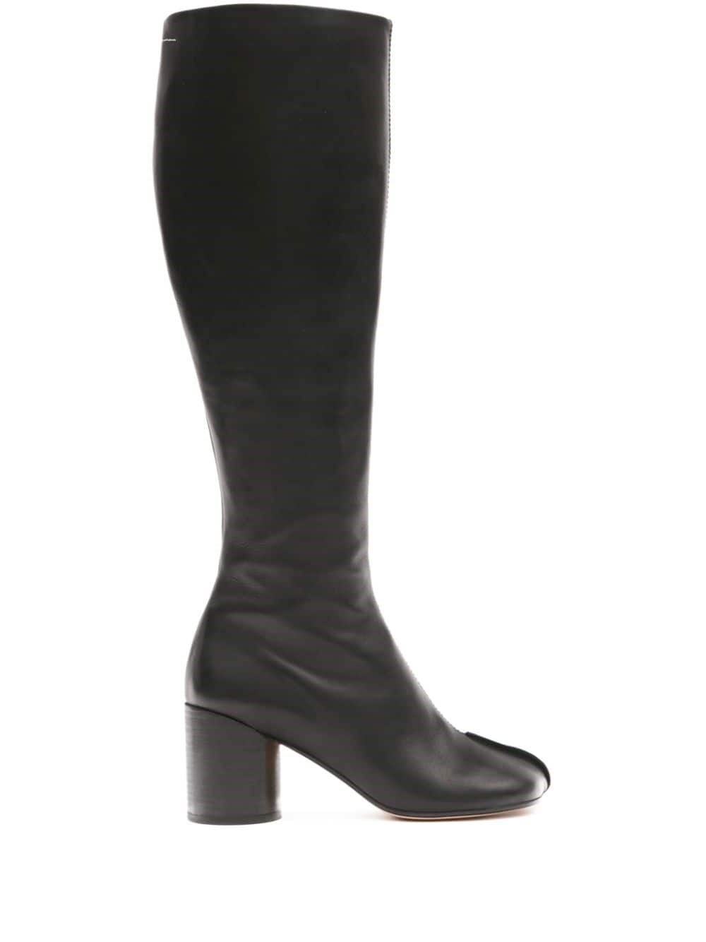 MM6 Maison Margiela Leather Boots - MM6 Maison Margiela - Modalova