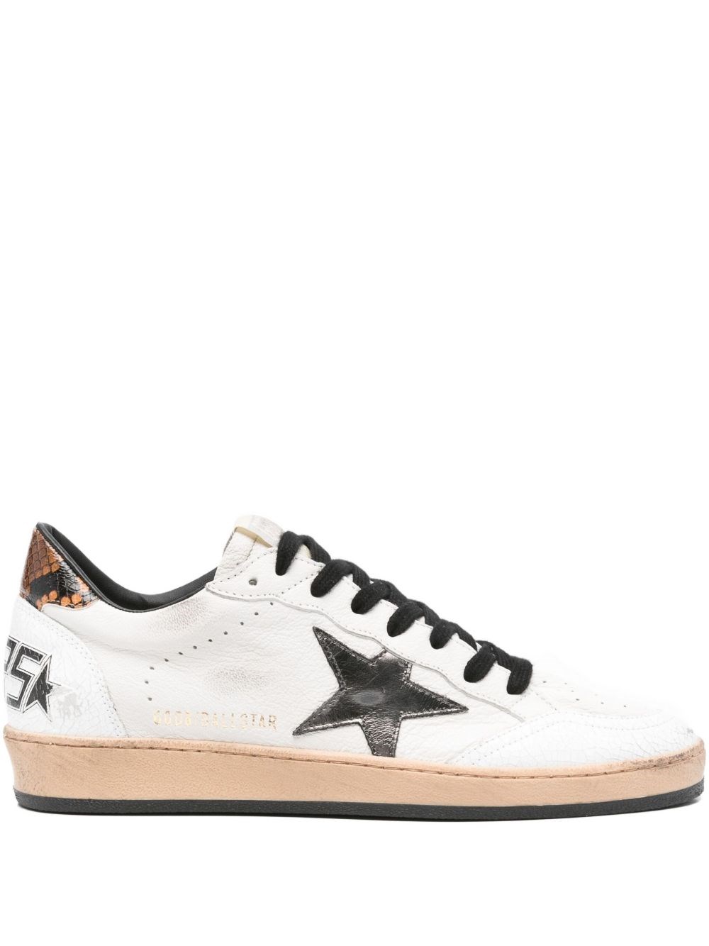 Ball Star Leather Sneakers - Golden Goose - Modalova