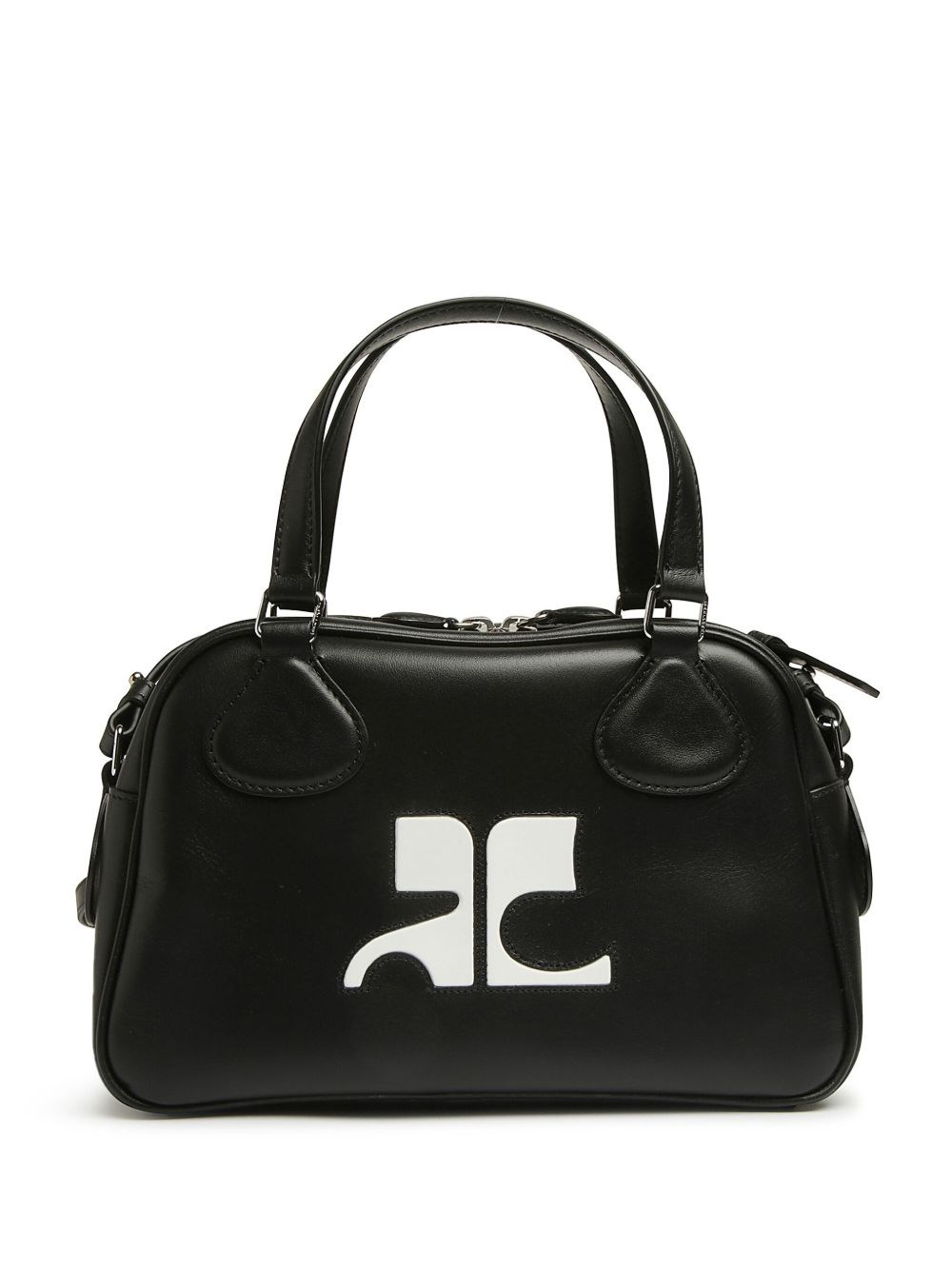 COURRÈGES Leather Bowling Bag - COURRÈGES - Modalova