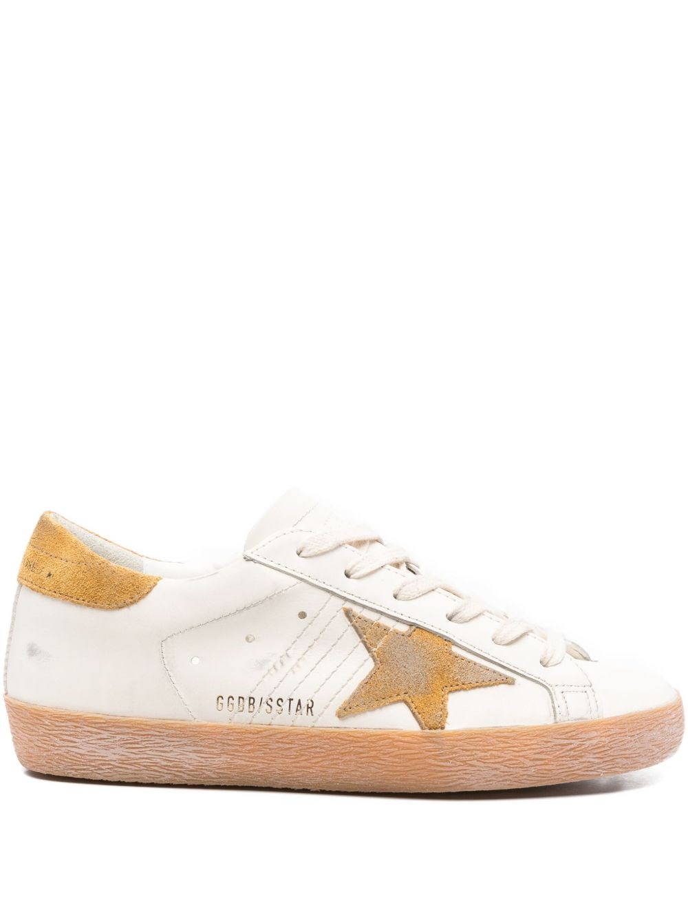 Super-Star Leather Sneakers - Golden Goose - Modalova