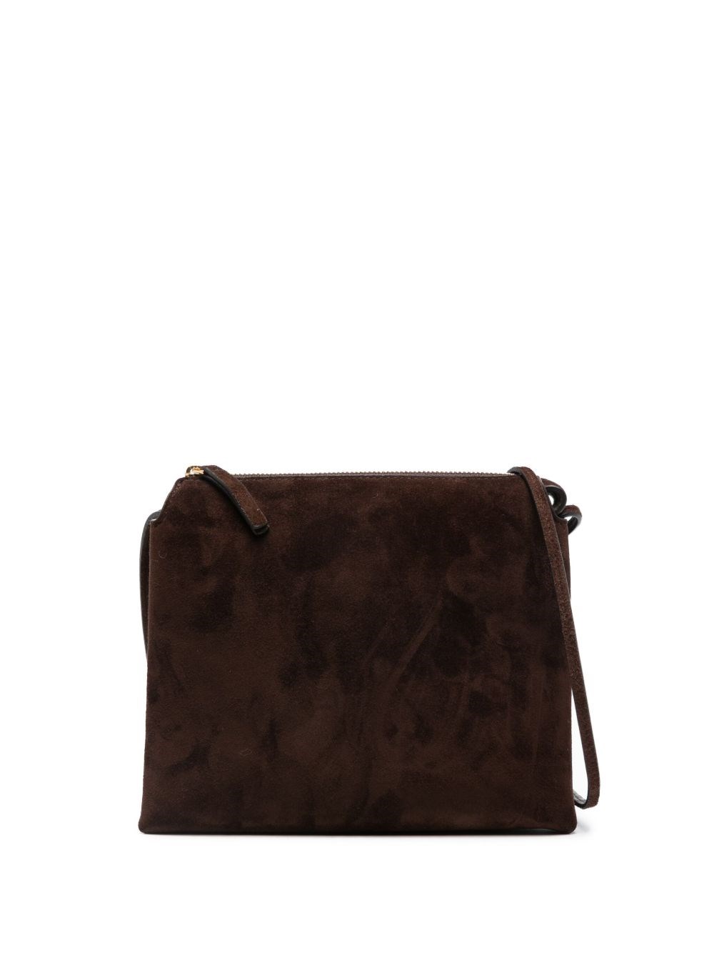 The Row Nu Mini Leather Crossbody Bag In Brown