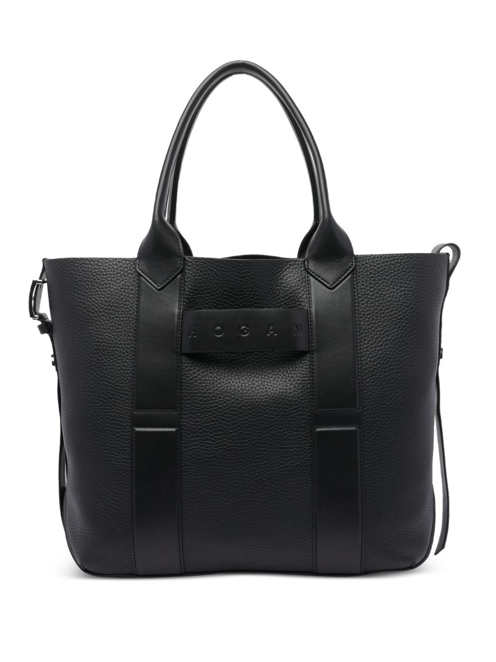 Script Medium Leather Tote Bag - Hogan - Modalova
