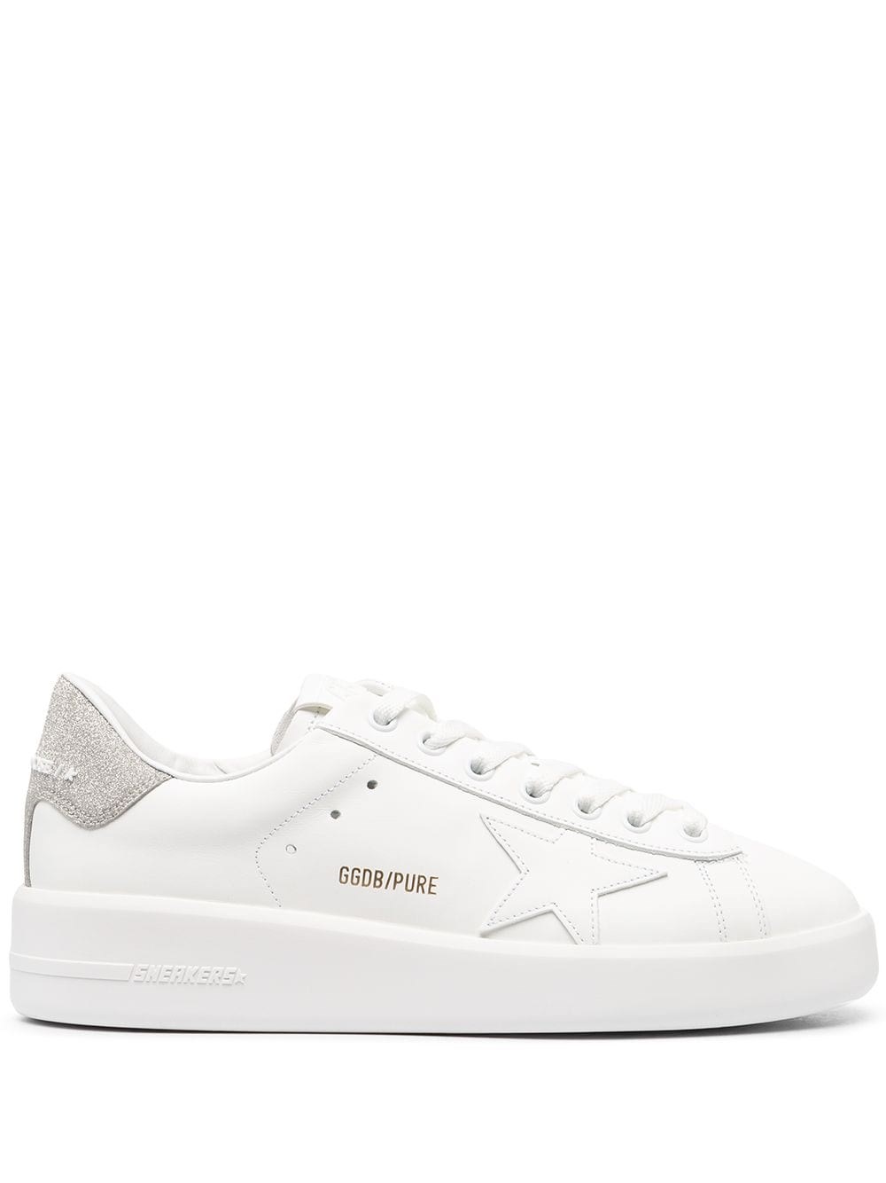 Golden Goose Pure Star Low-top Sneakers In White