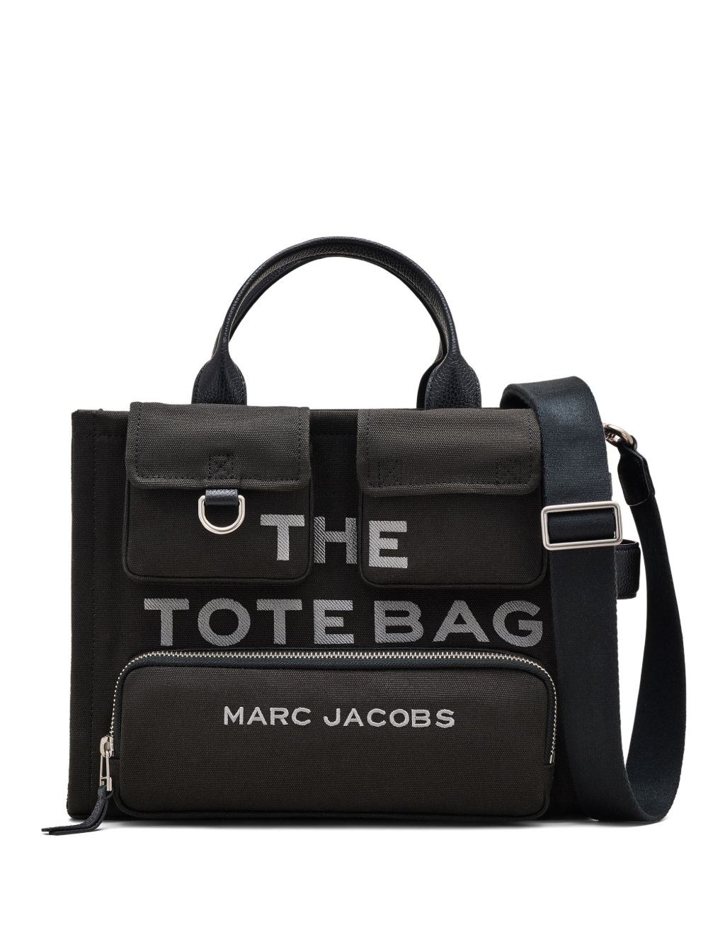 Marc Jacobs The Medium Tote Cotton Tote In Black