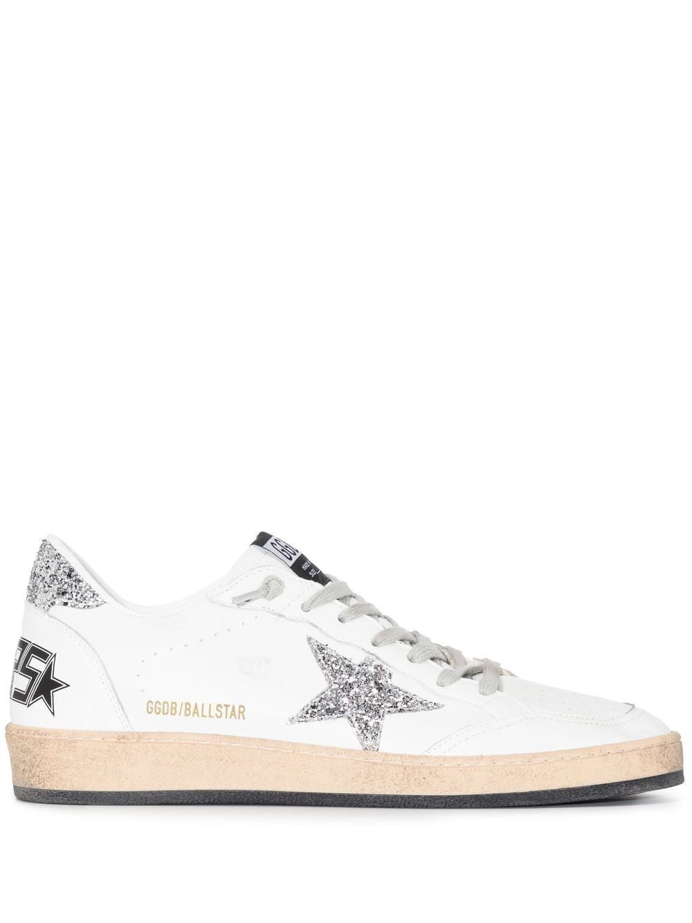 Golden Goose Women Ball Star Sneakers In Silver