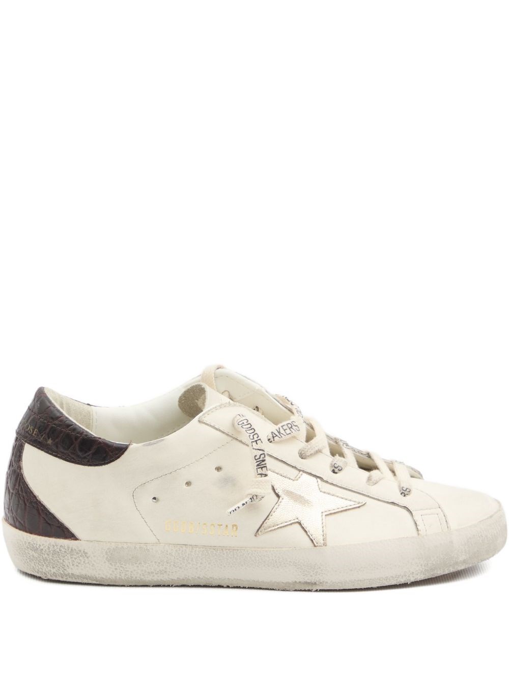 Golden Goose Classic Low-top Sneakers With Vintage Finish In Neutral