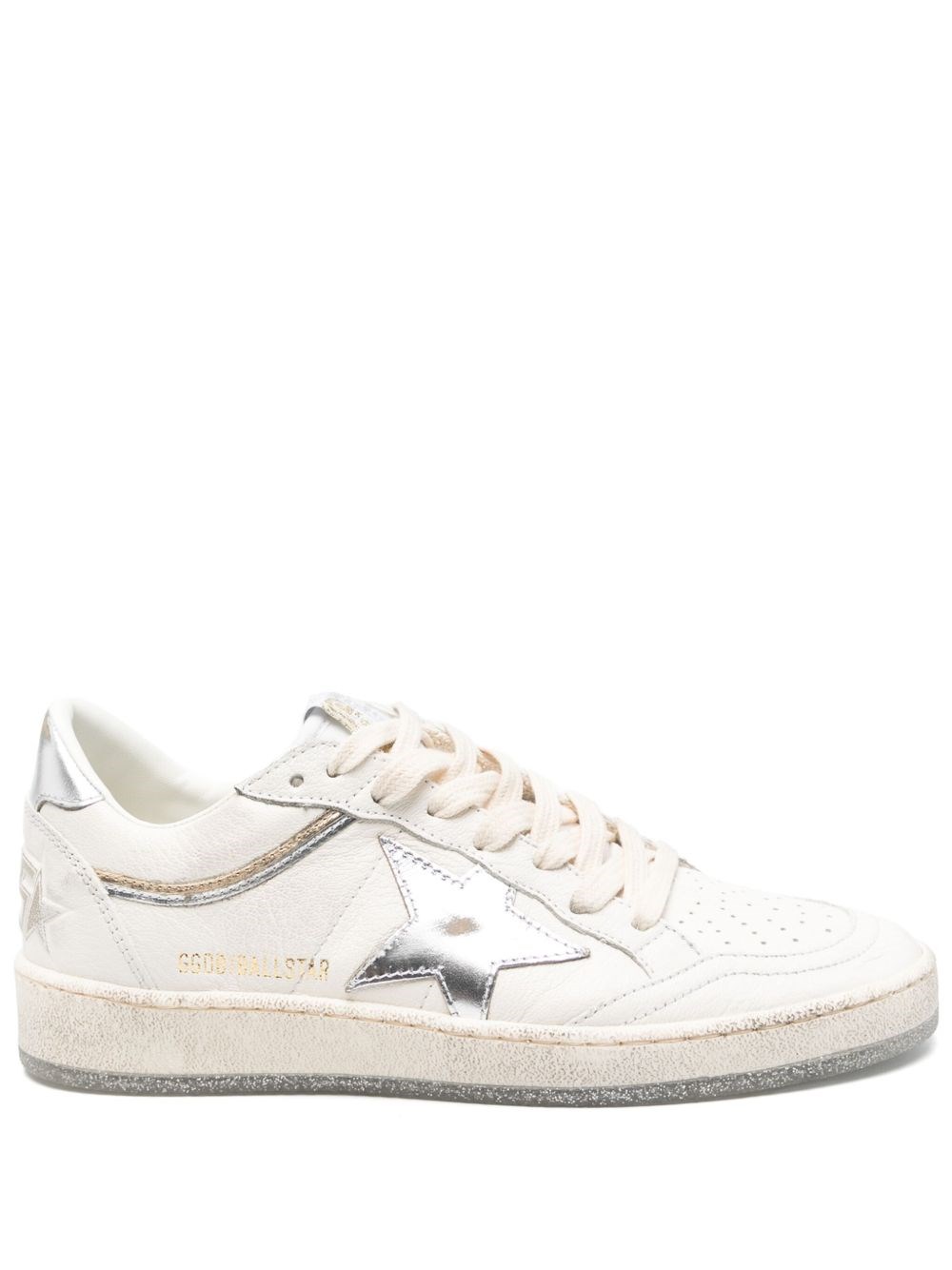 Ball Star Leather Sneakers - Golden Goose - Modalova