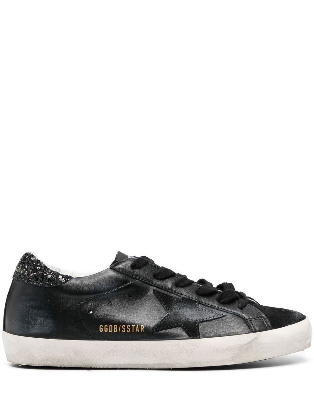 Super-Star Leather Sneakers - Golden Goose - Modalova