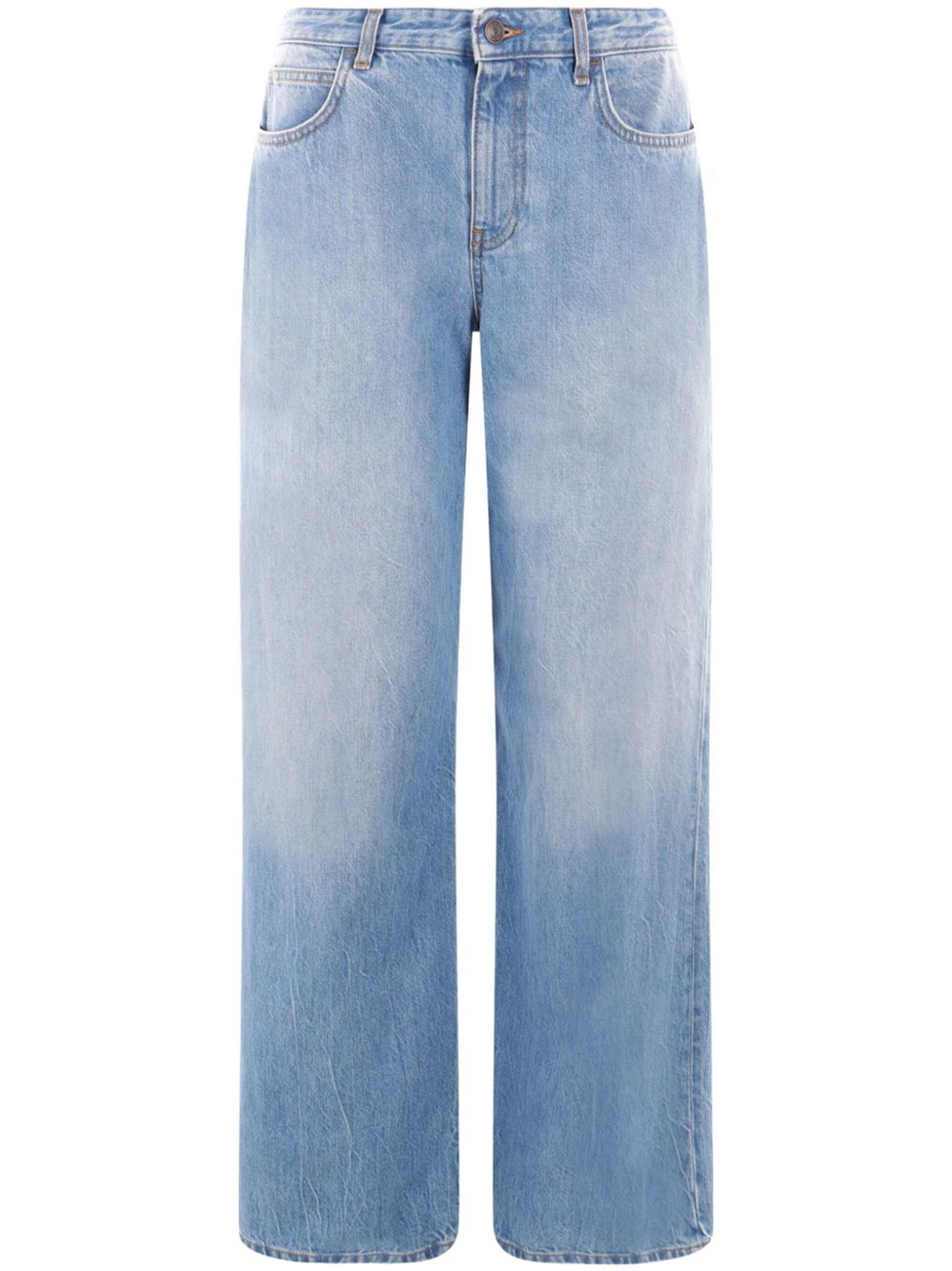 The Row Eglitta Denim Cotton Jeans In Blue
