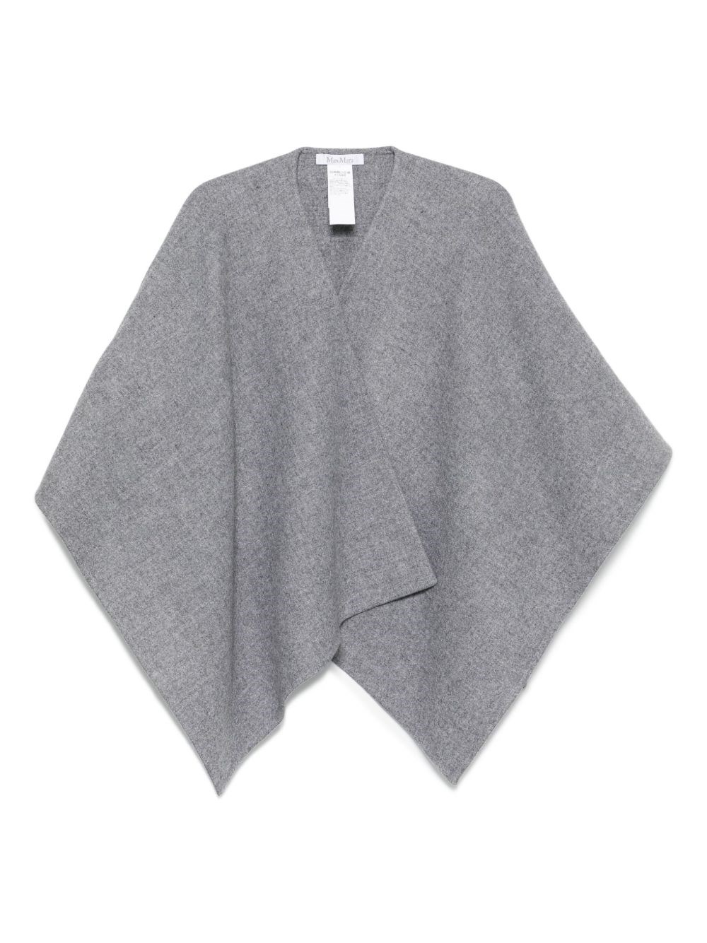 Max Mara Women Wool Cape In Gray