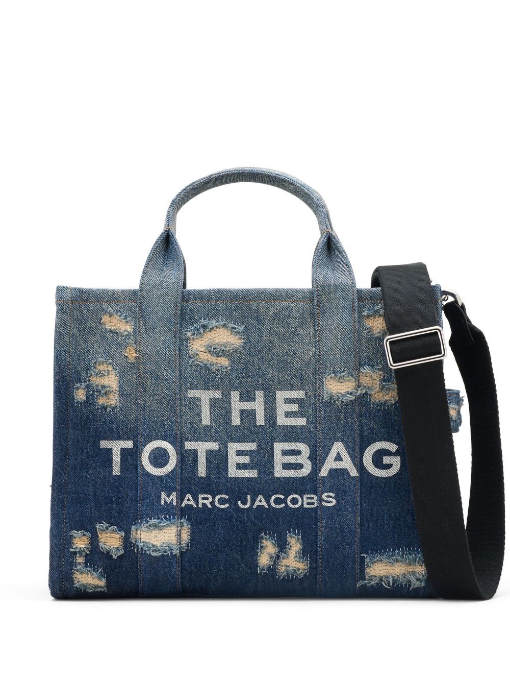 Marc Jacobs The Medium Tote Cotton Tote In Blue