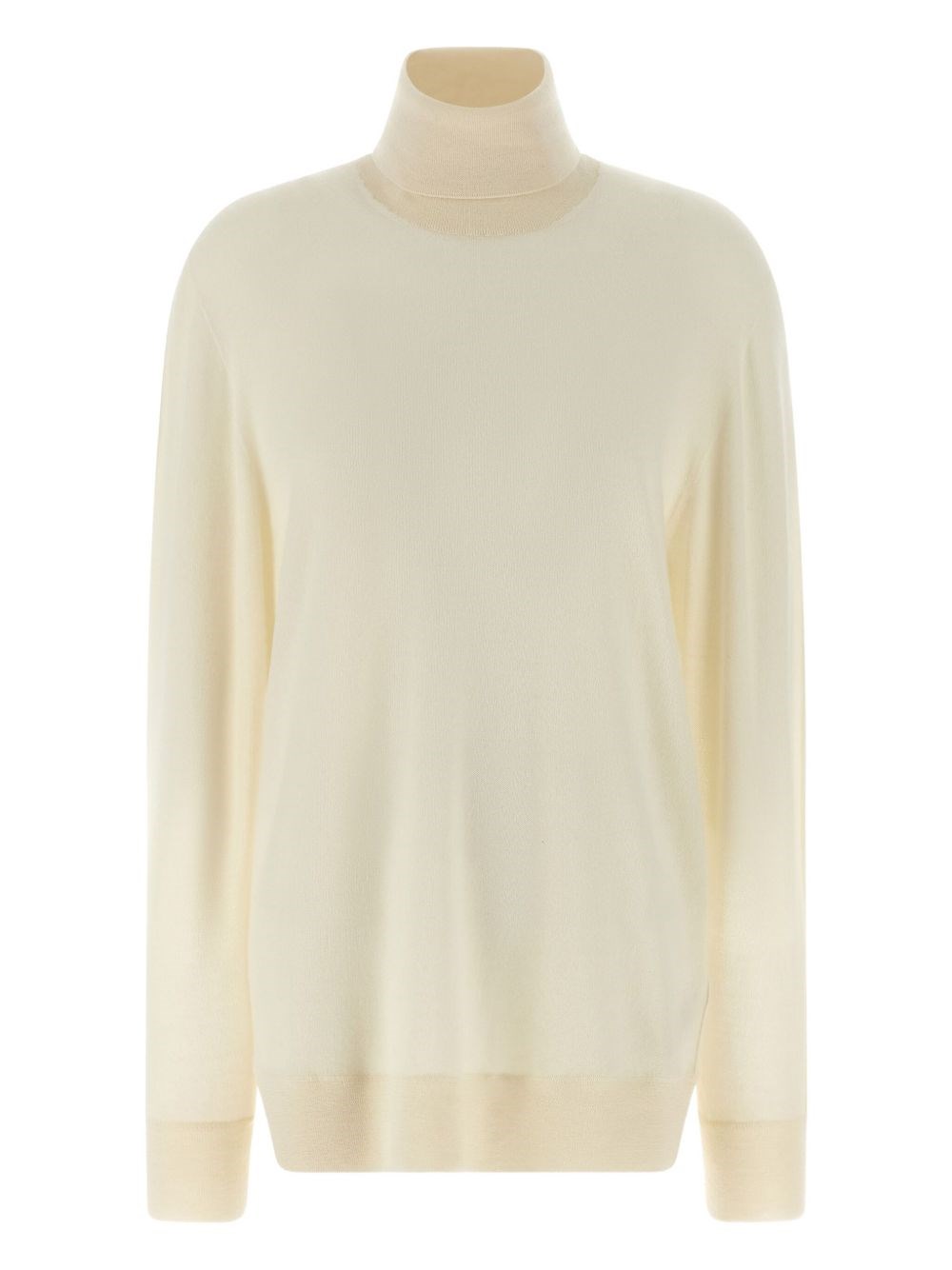 The Row Lizzy Cashmere Turtle-neck Sweater In Neutral