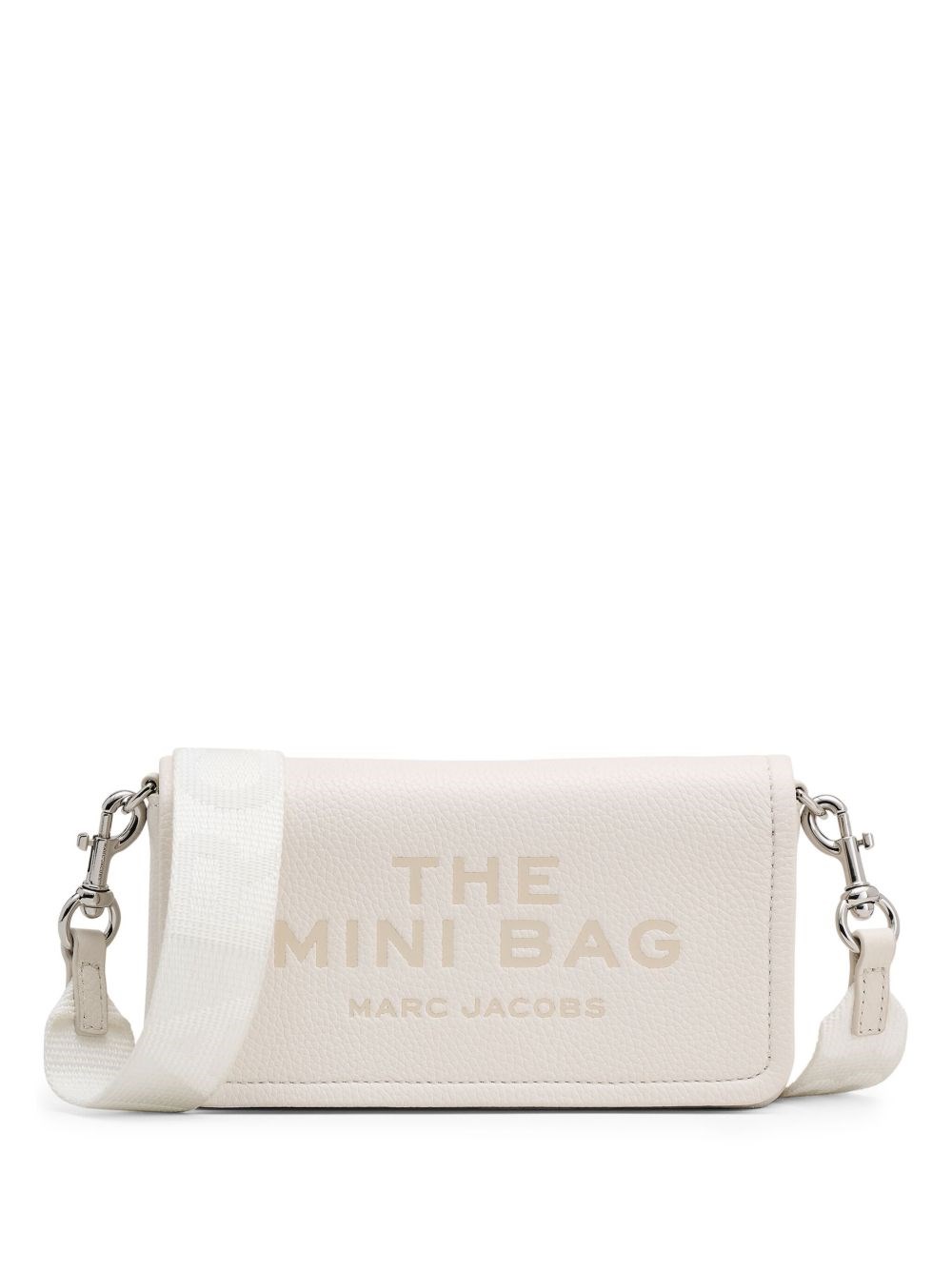 Marc Jacobs The Mini Bag Leather Crossbody Bag In White