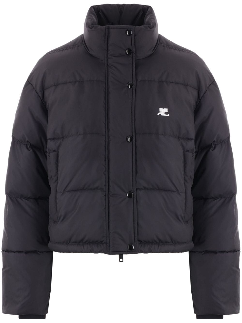 Courrèges Courreges Pre Nylon Puffer Jacket In Black
