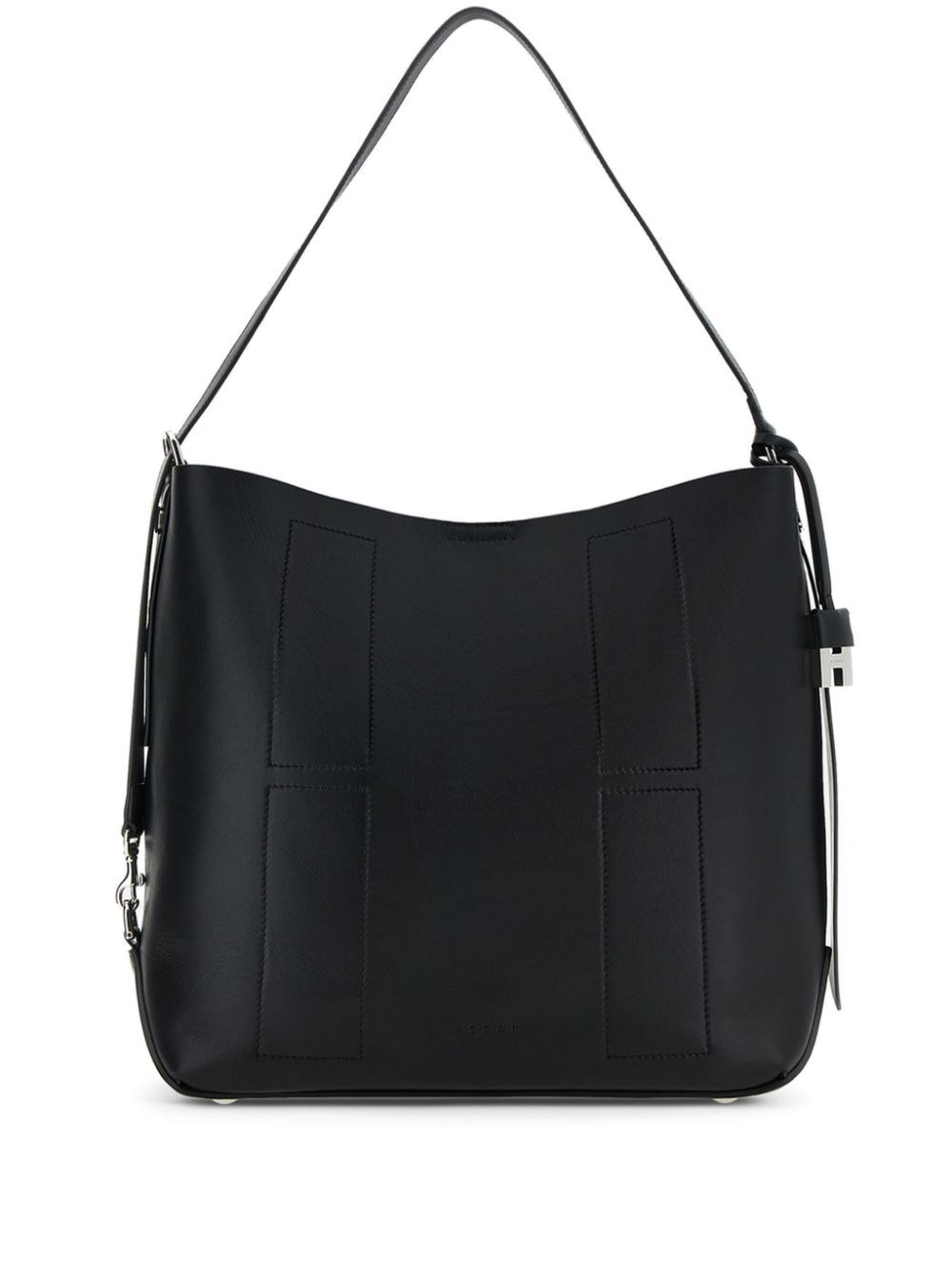 Hogan Small Leather Cross-body Bag In Black