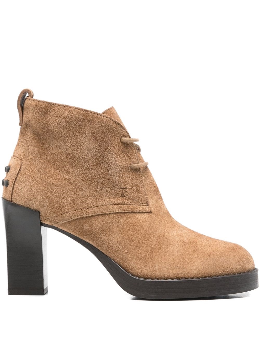 Tod's Leather Boots In Brown