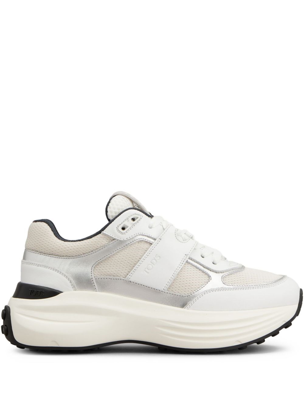 Tod's Leather Sneakers In White