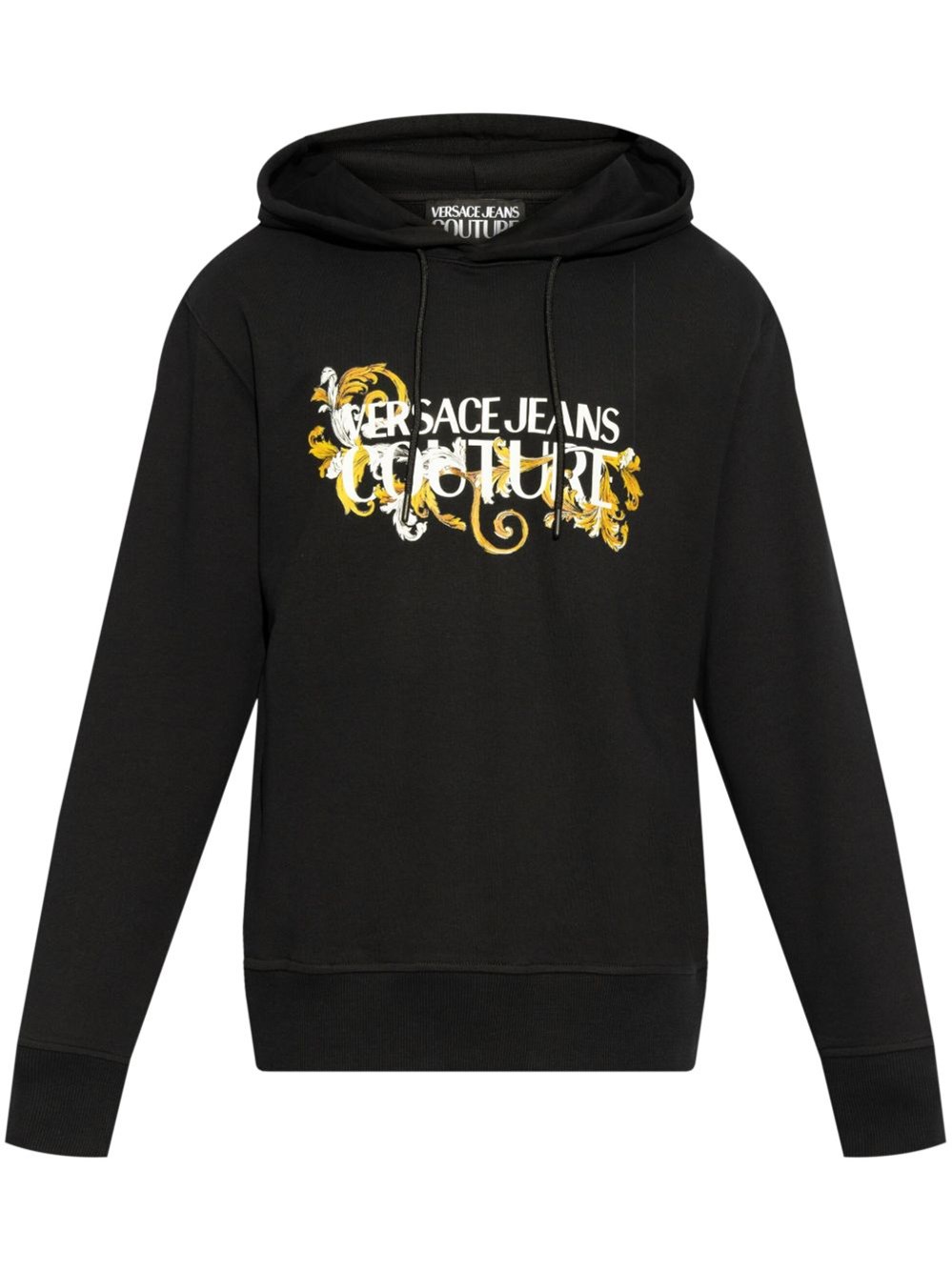 Cotton Sweatshirt With Print - VERSACE JEANS COUTURE - Modalova