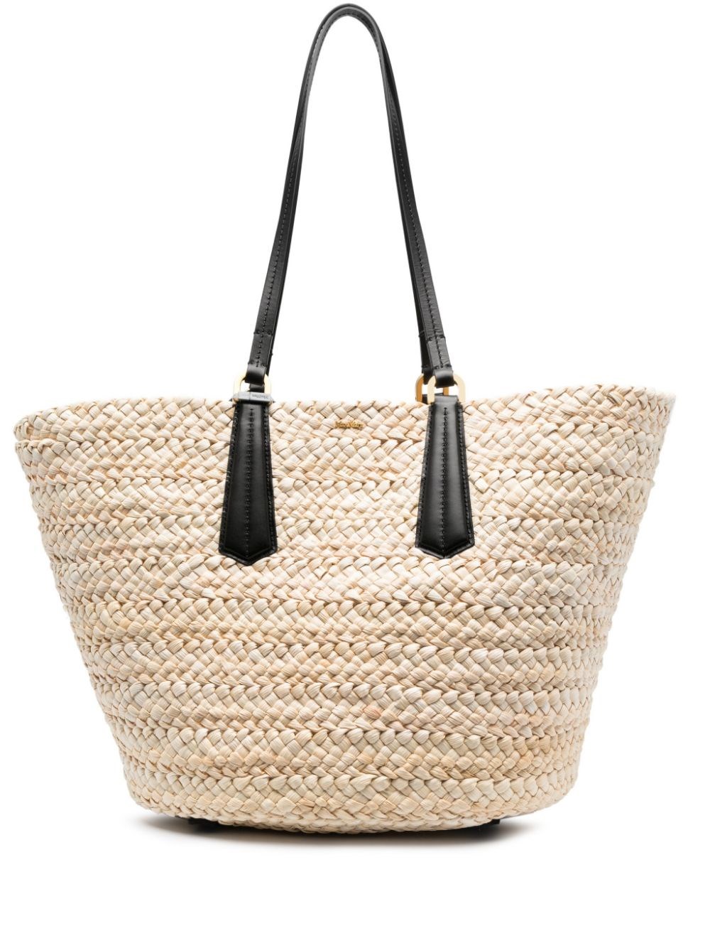 Max Mara Straw Shopping Bag