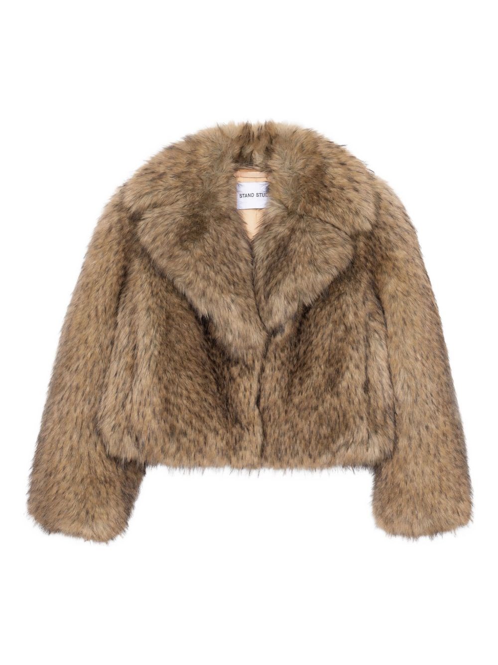 Stand Studio Smara Faux Fur Jacket In Brown