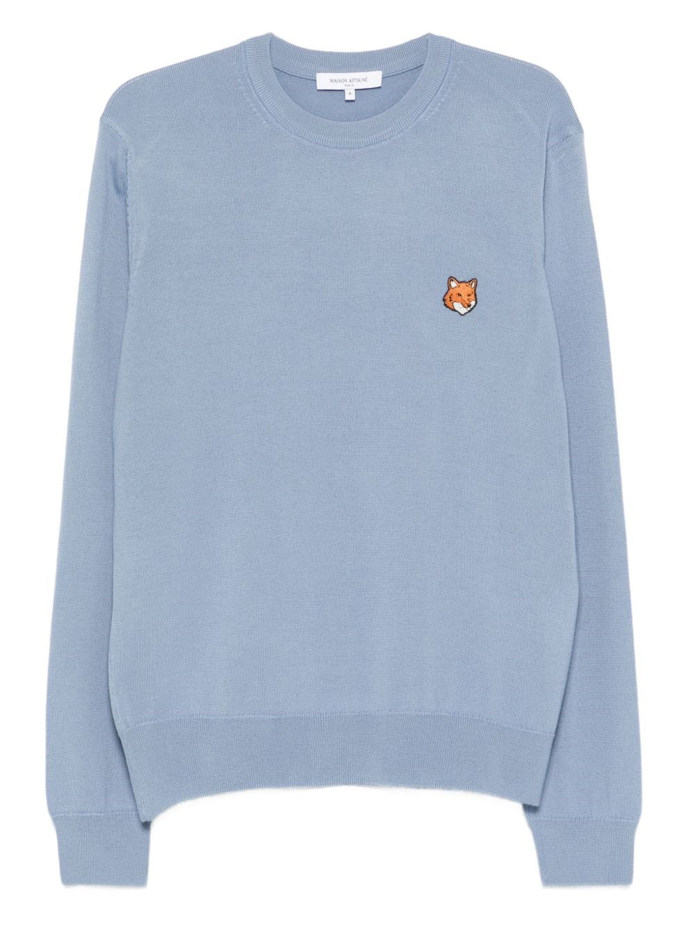 MAISON KITSUNE' Fox Head Wool Crewneck Jumper