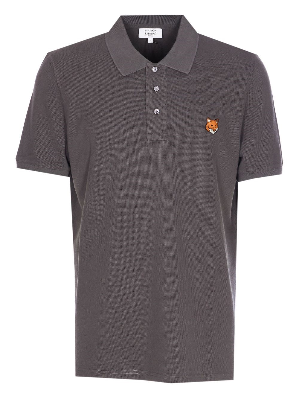 MAISON KITSUNE' Fox Head Cotton Polo Shirt