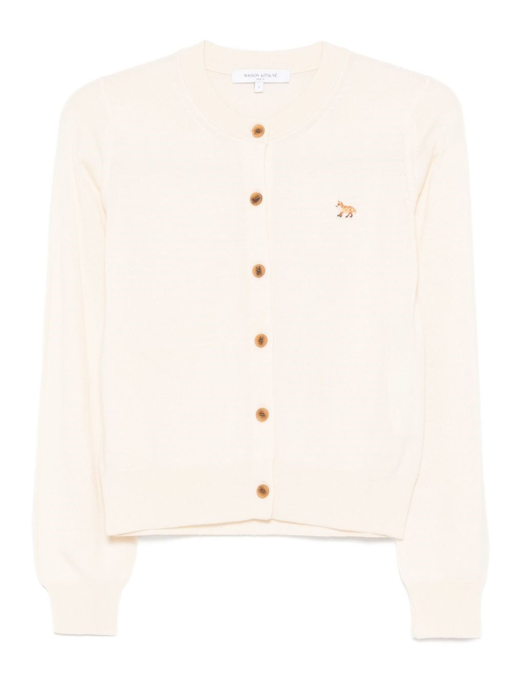 Baby Fox Wool Cardigan - MAISON KITSUNE' - Modalova