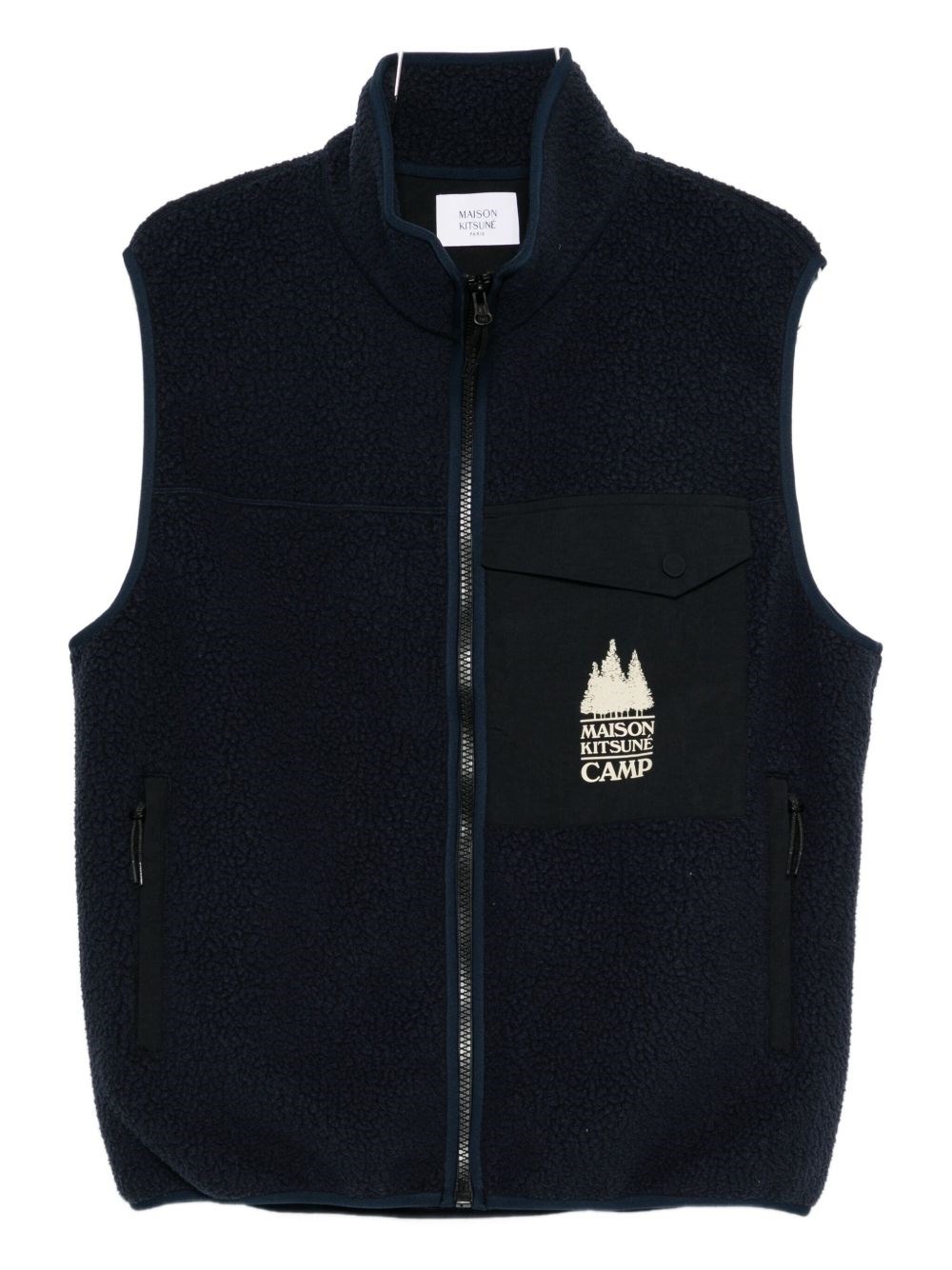 MAISON KITSUNE' Fleece Zipped Vest