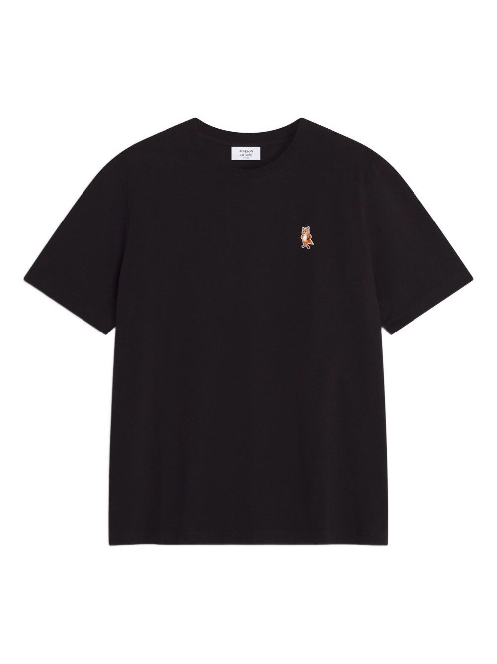 Maison Kitsuné Maison Kitsune Fox Head T Shirt In Black