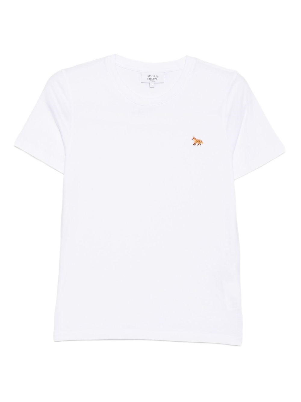 Maison Kitsuné Maison Kitsune' Baby Fox Cotton T-shirt In White