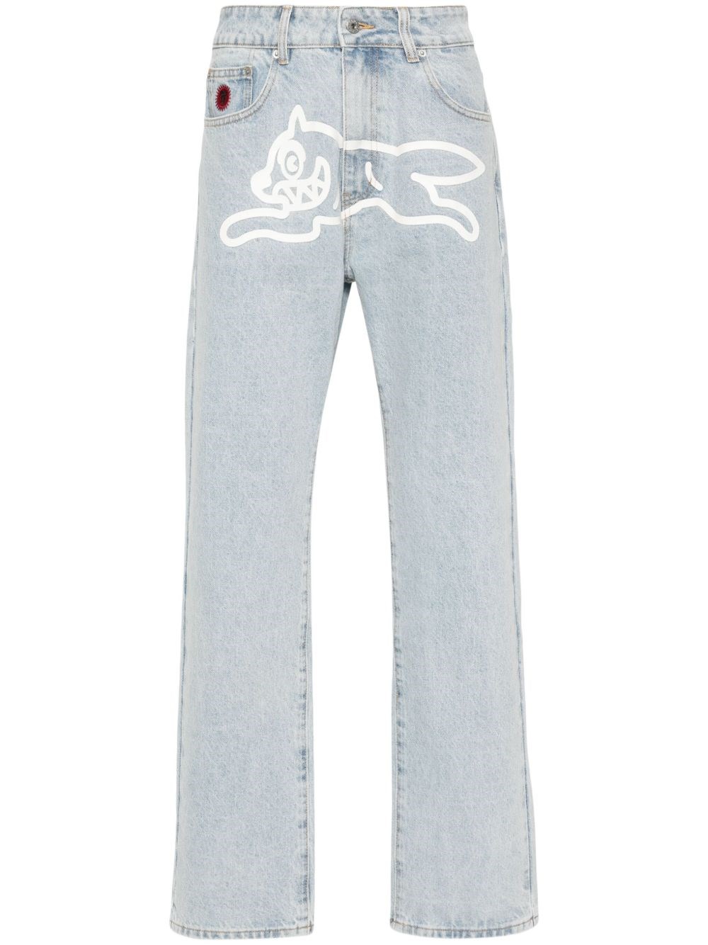 ICECREAM Running Dog Denim Jeans - ICECREAM - Modalova