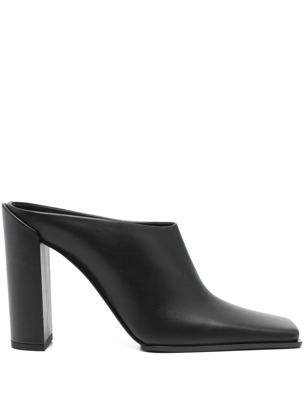 Alaïa Leather Mules In Black