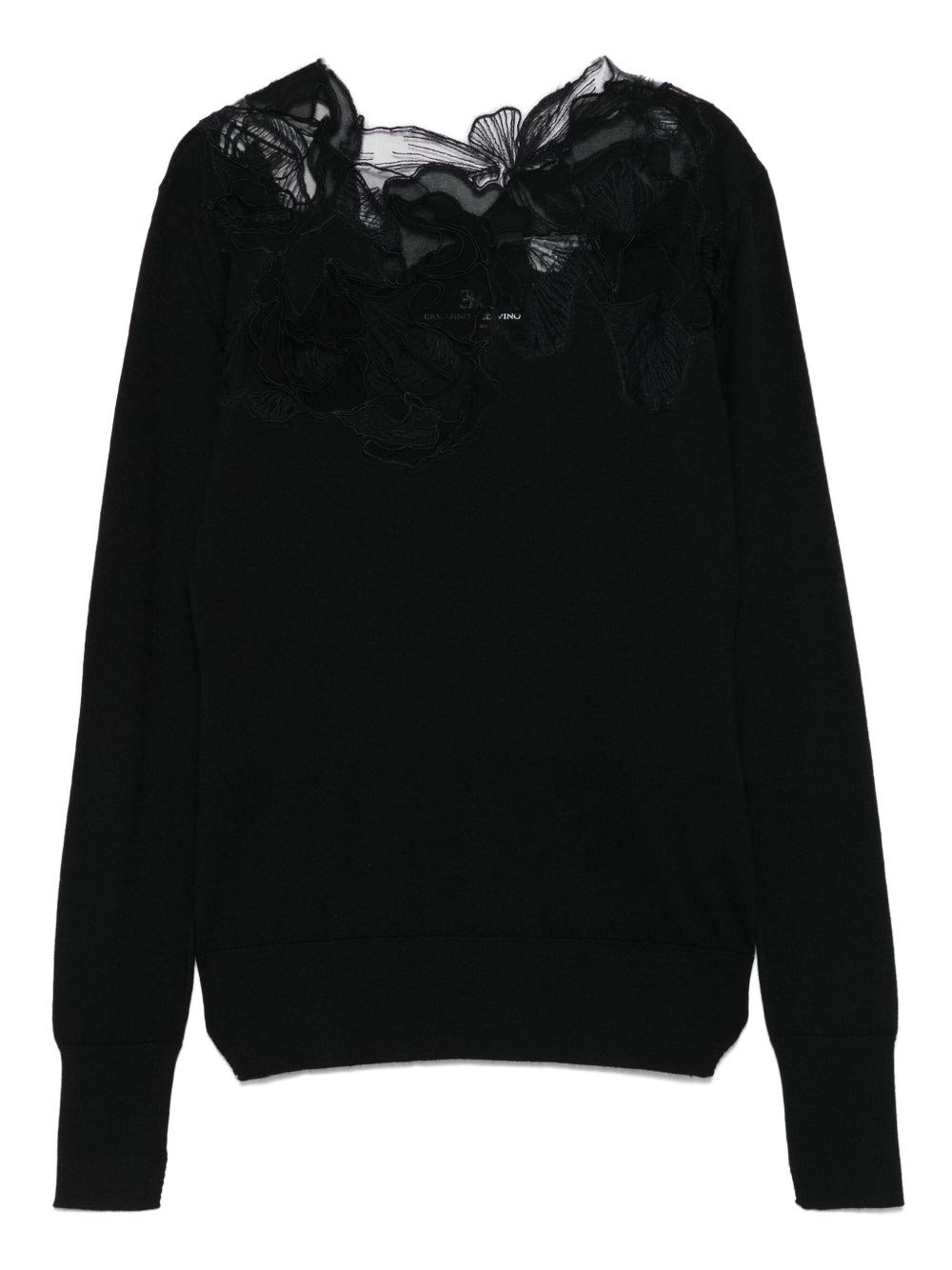 Wool Turtle Neck Sweater - Ermanno Scervino - Modalova