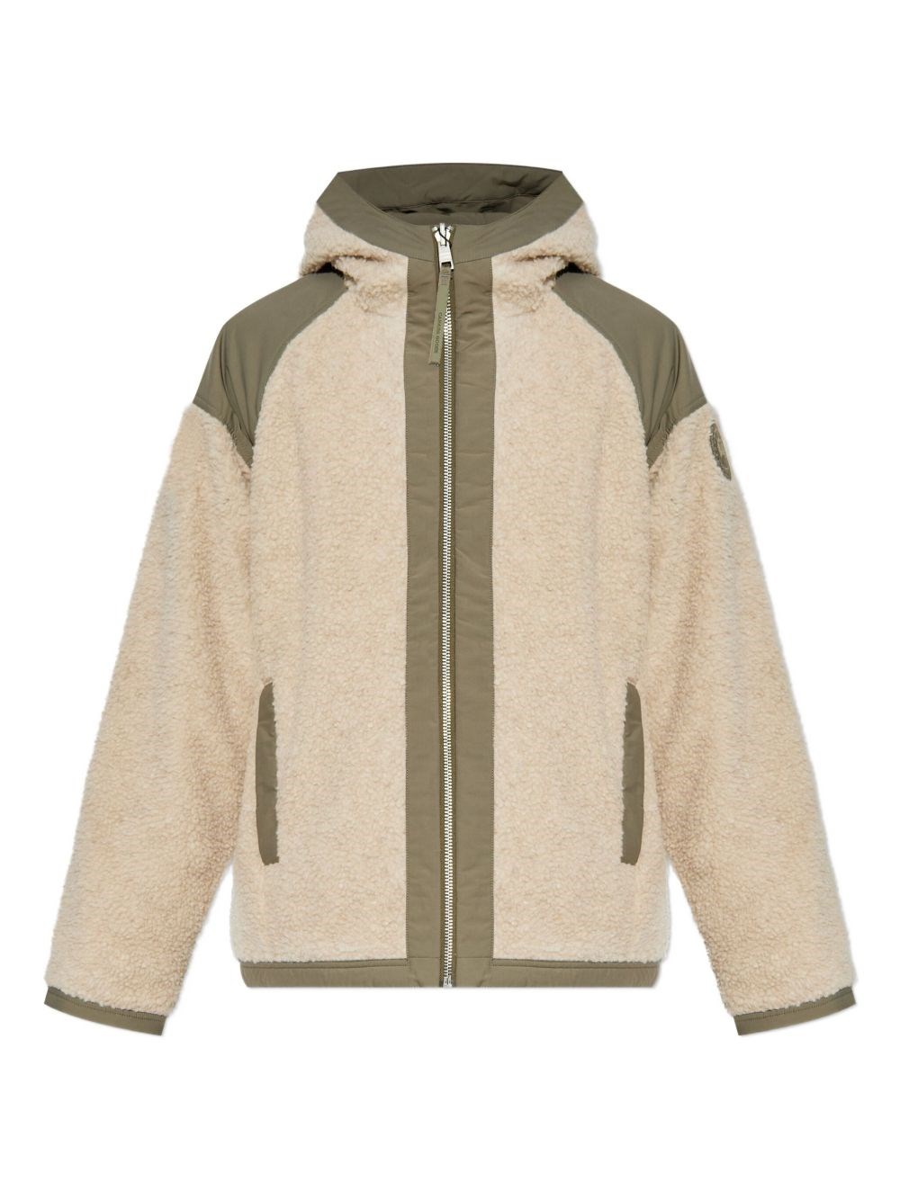 Canada Goose Wool Blend Reversible Bomber Jacket In Green