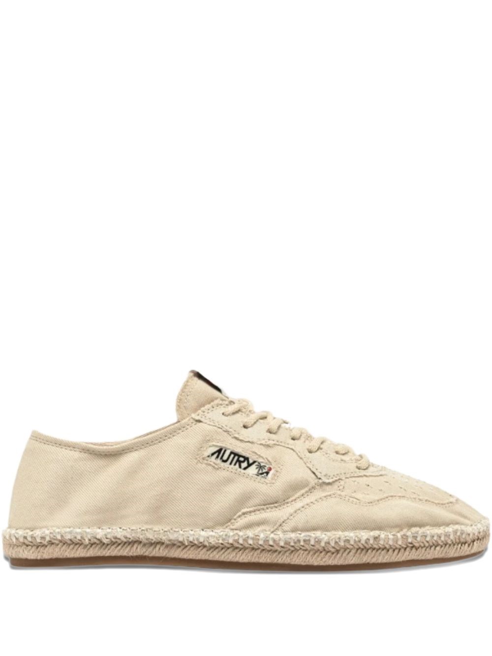 Autry Espadrillas Low Canvas Sneakers In White