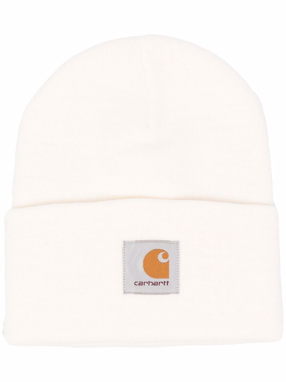 Carhartt Wip Main Logo Beanie In Brown