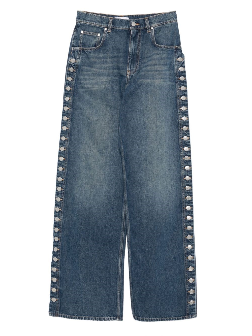 Stella Mccartney Loose Fit Denim Trousers In Blue