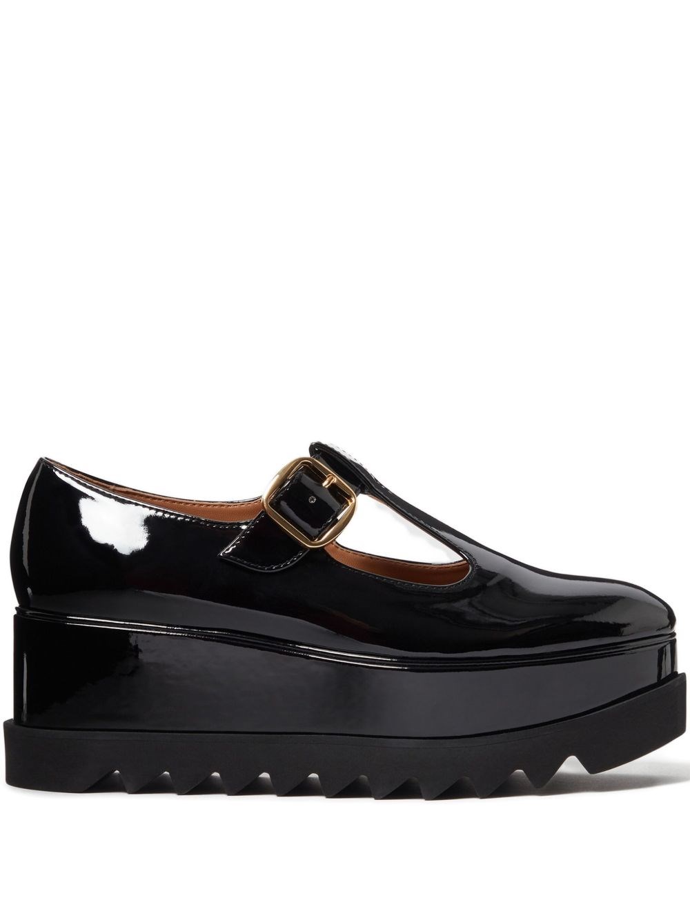 Stella Mccartney Elyse T-bar Platform Mary Janes In Black