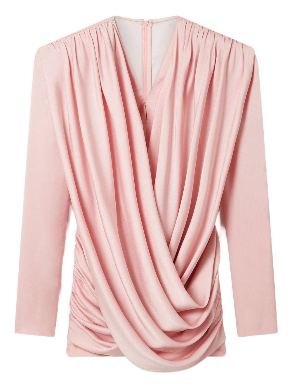 Stella Mccartney Draped Mini Dress In Pink