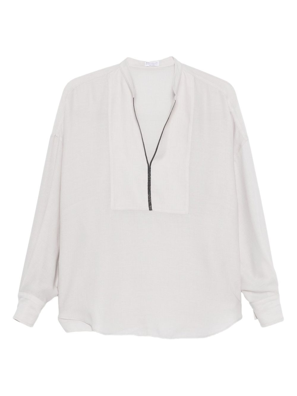 Brunello Cucinelli V-Necked Blouse - Brunello Cucinelli - Modalova