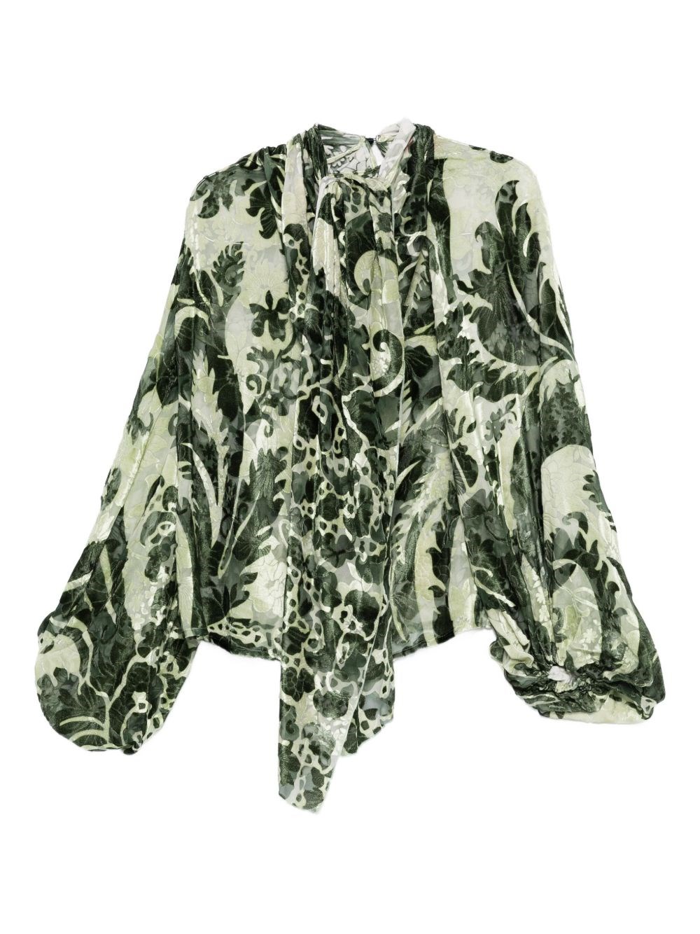 Printed Silk Blouse - FOR RESTLESS SLEEPERS - Modalova
