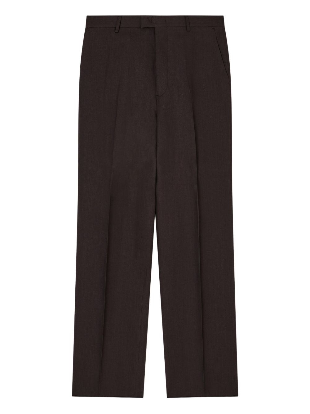Emporio Armani Linen Trousers - Emporio Armani - Modalova
