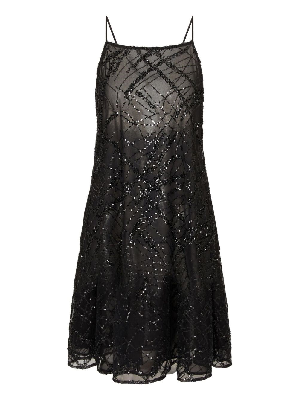Emporio Armani Long Dress In Black