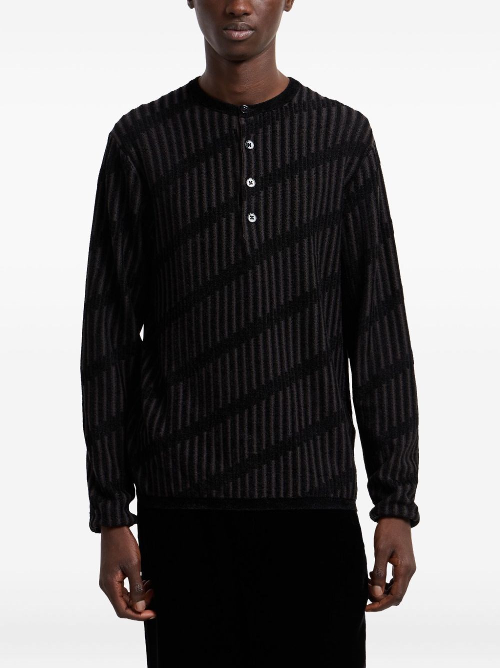 Wool Crewneck Sweater - Emporio Armani - Modalova