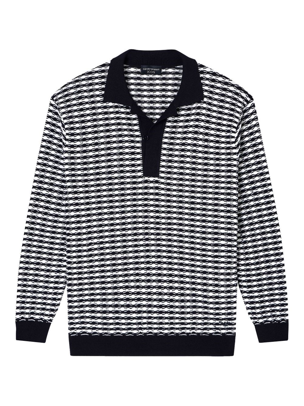 Wool V-Necked Sweater - Emporio Armani - Modalova