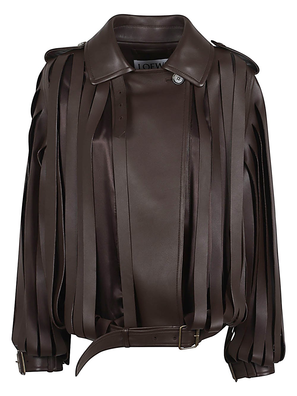Loewe Leather Belted Jacket