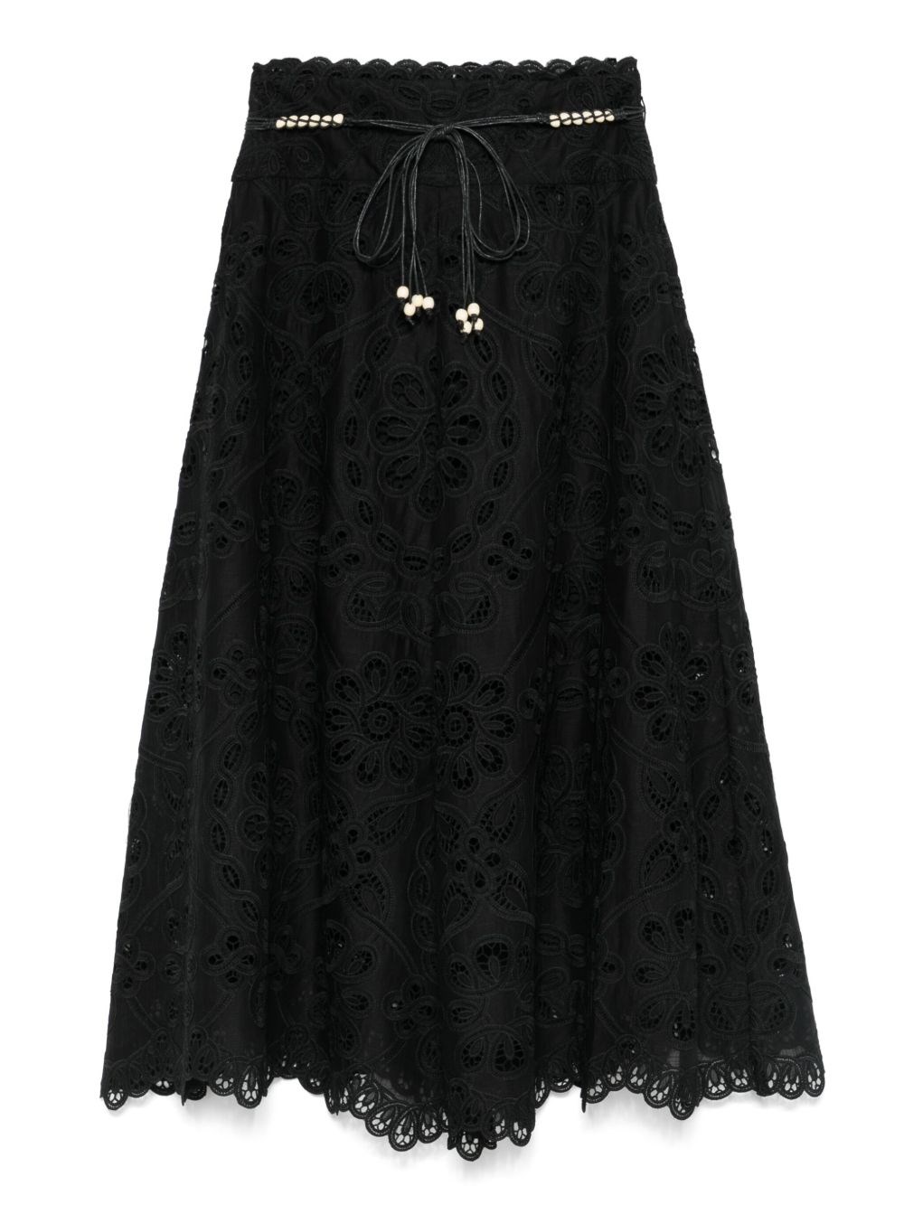 Zimmermann Rhiannon Maxi Skirt In Black