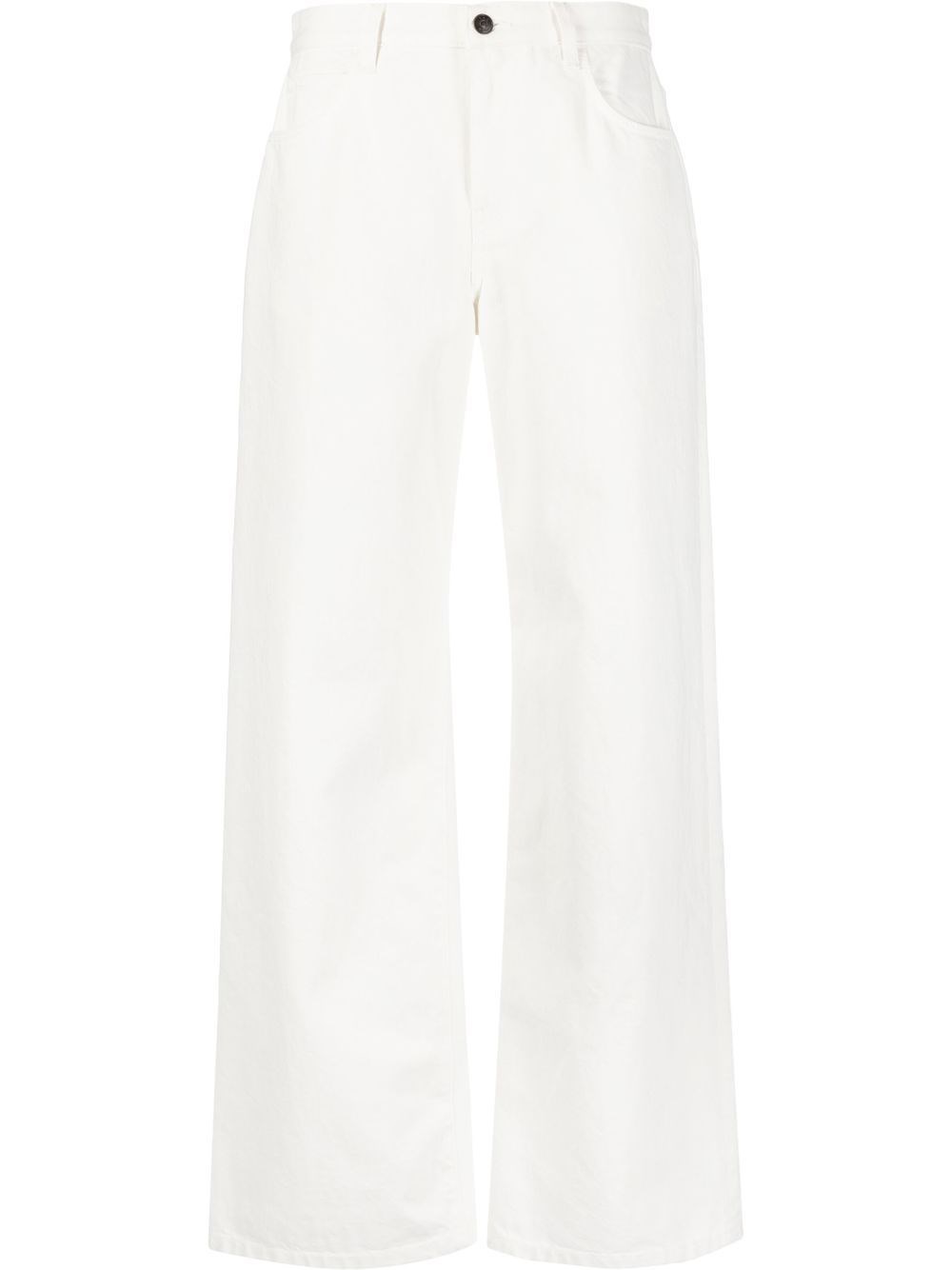 The Row Eglitta Cotton Jeans In White