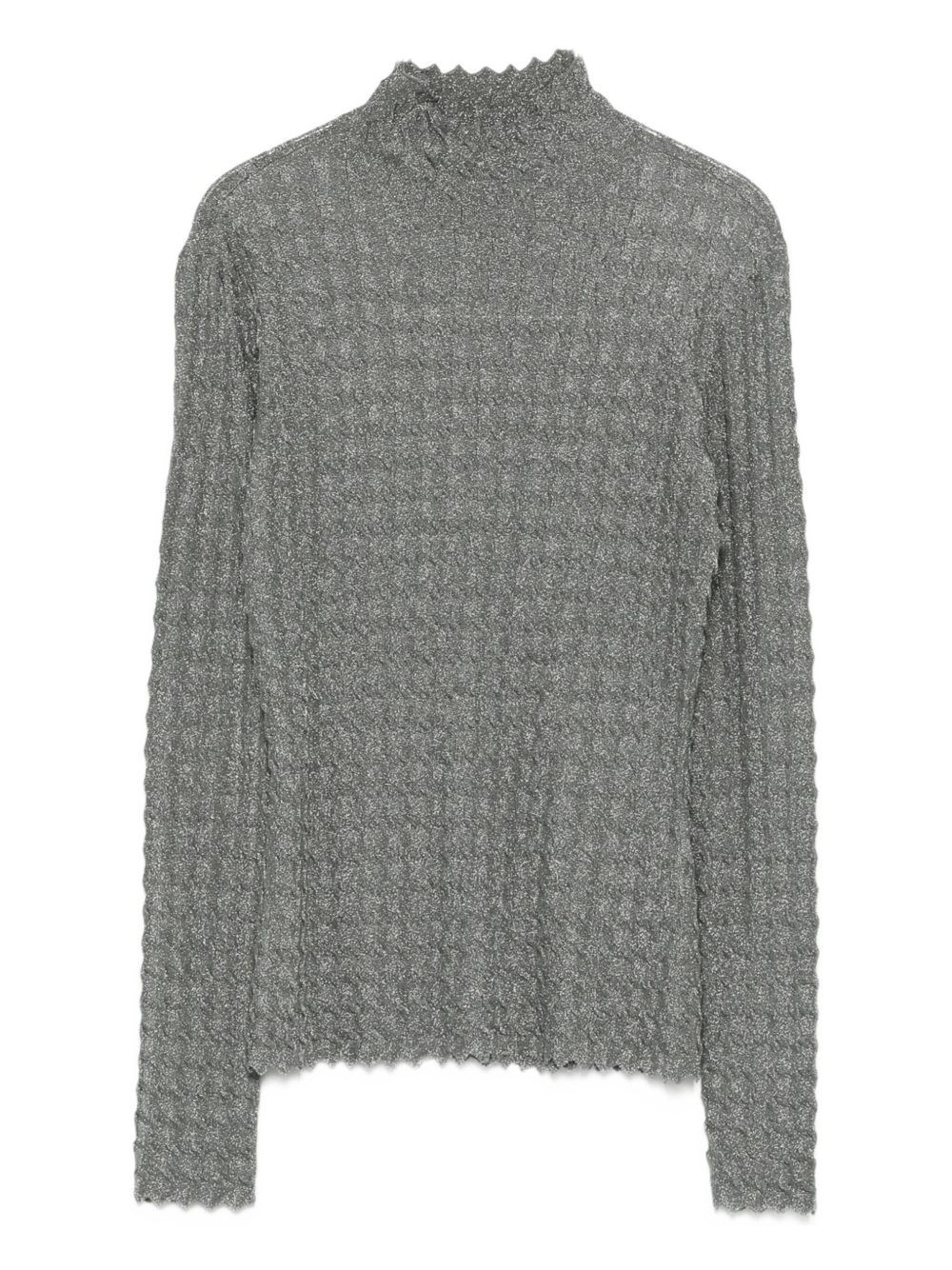 Emporio Armani Turtle-neck Sweater In Gray